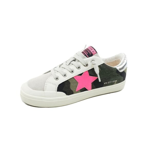 Vintage Havana Dorit Womens Sneakers Camo Pink Star Low Top Size 7